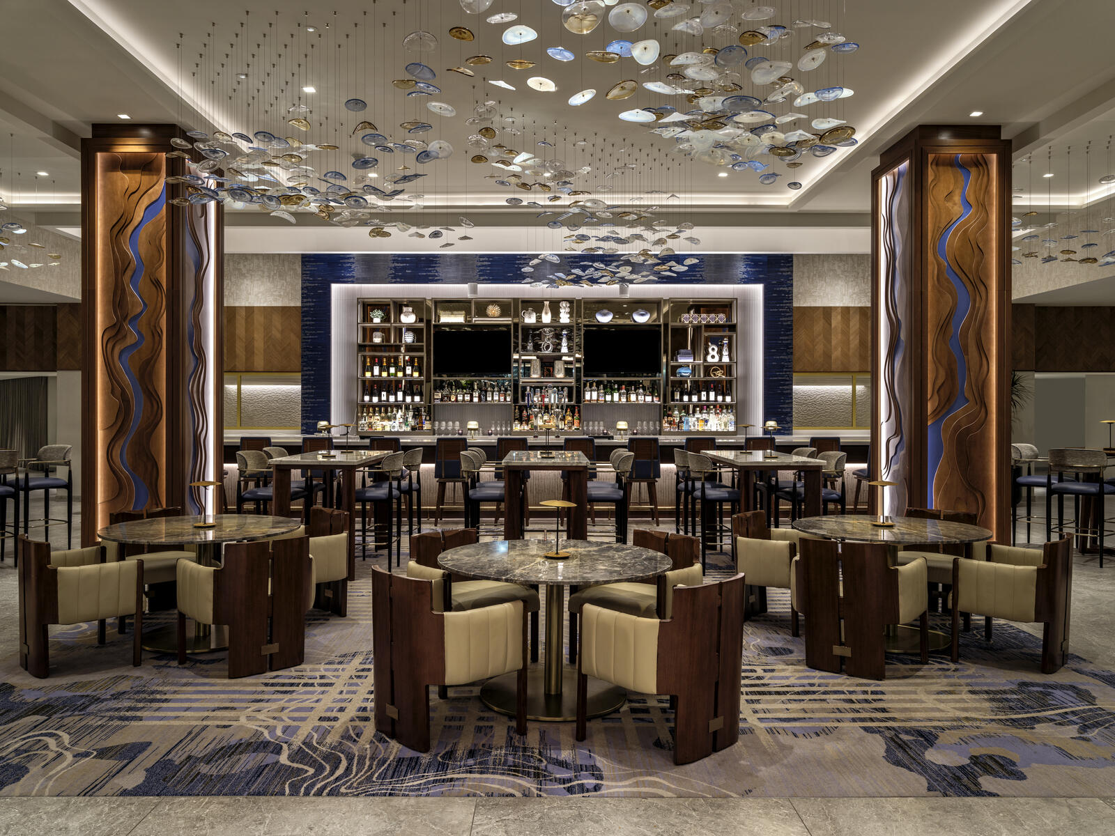 Westchester Marriott lobby bar